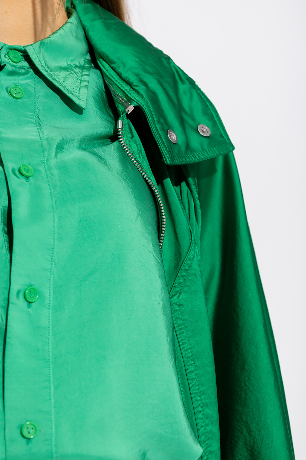 【送料&関税込】Bottega Veneta Satin Parka Bottega Veneta for $1200 - Satin parka Bottega Veneta